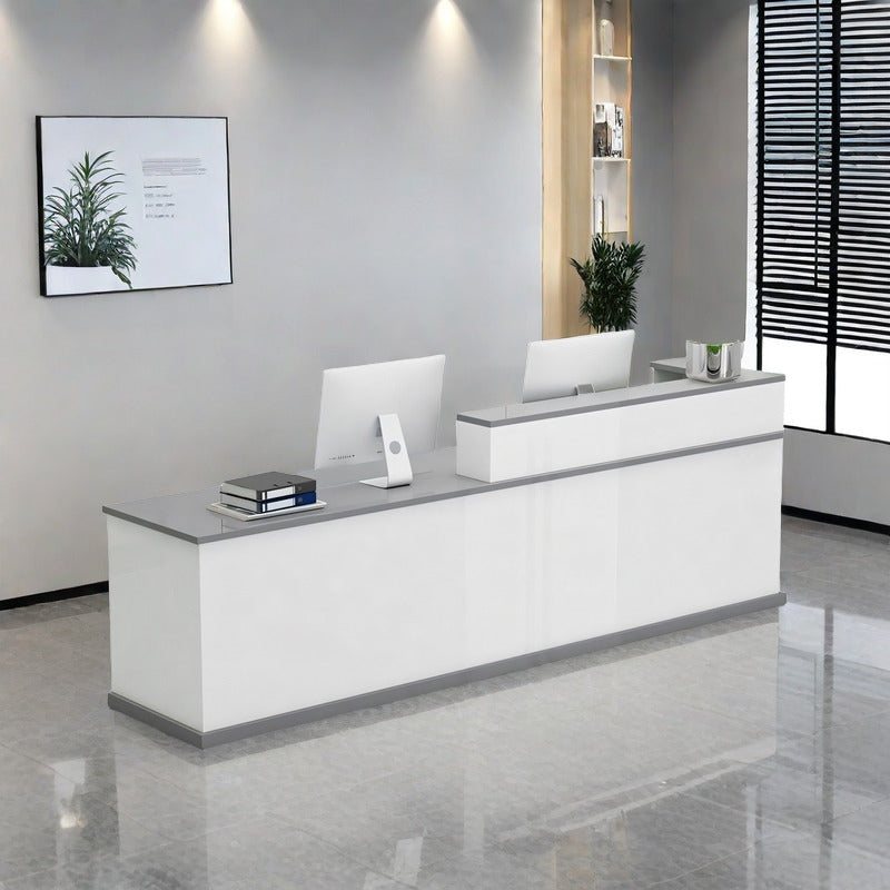 Reception Desk with Wide Worktop and Storage Made-to-Order (6-11 Weeks Delivery)
