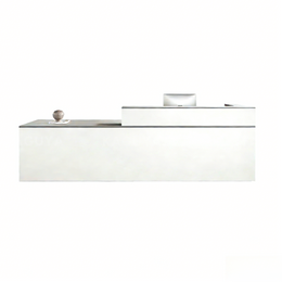 Minimalist Office Reception Desk with Keyboard Tray and Drawer JDT-2216