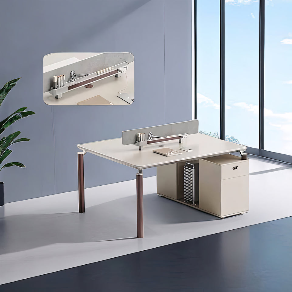 Office Desk Staff Table For Creative Company 2 People YGZ-1025