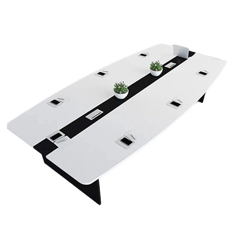 Minimalist Curved Conference Table And Chair Set HYZ-1095