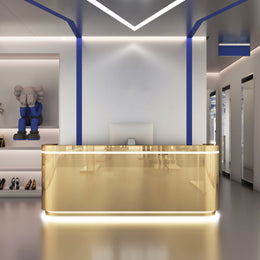 (In Stock) Modern Minimalist Reception Desk JDT-1028 Shipped from Australia