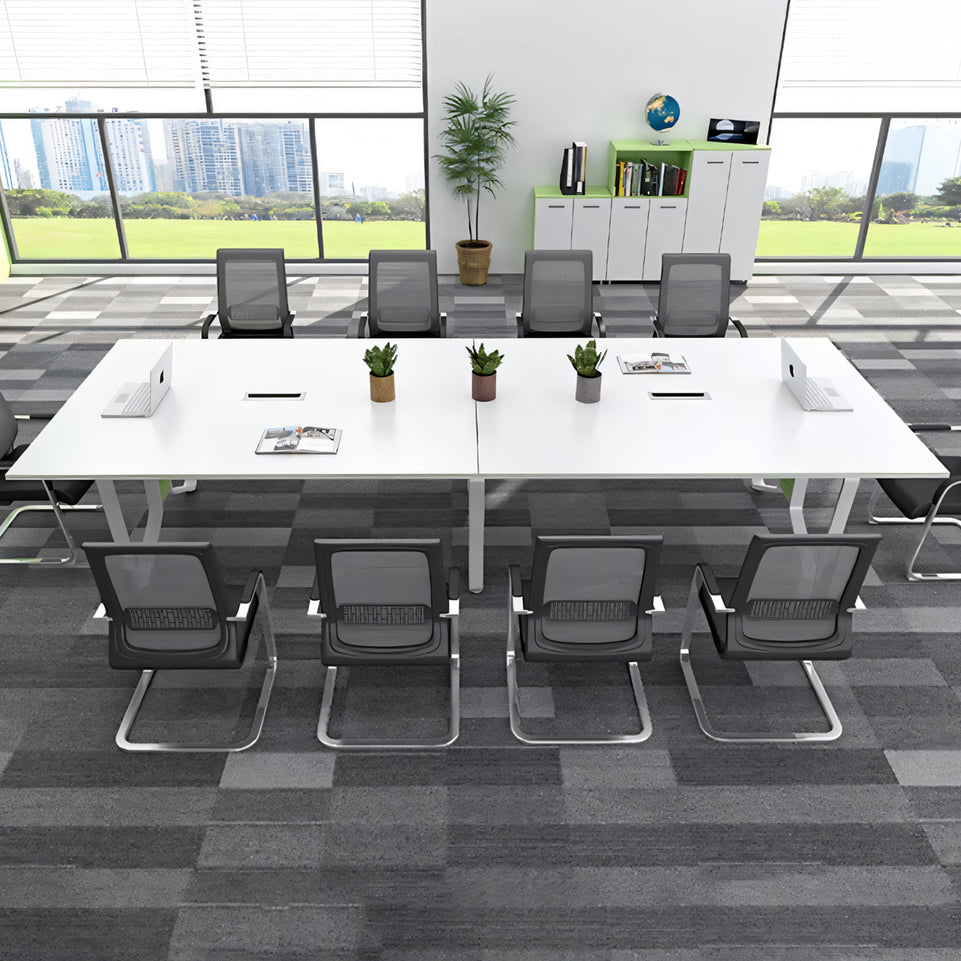 Simple Rectangular Conference Table For 6-10 People HYZ-1031
