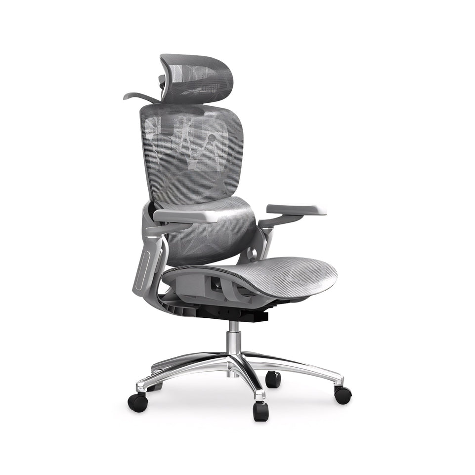 (In Stock) 300kg Capacity Height-Adjustable Swivel Wheel-Equipped Ergonomic Chair with Heat Dissipation, BGY-2000 Shipped from Australia