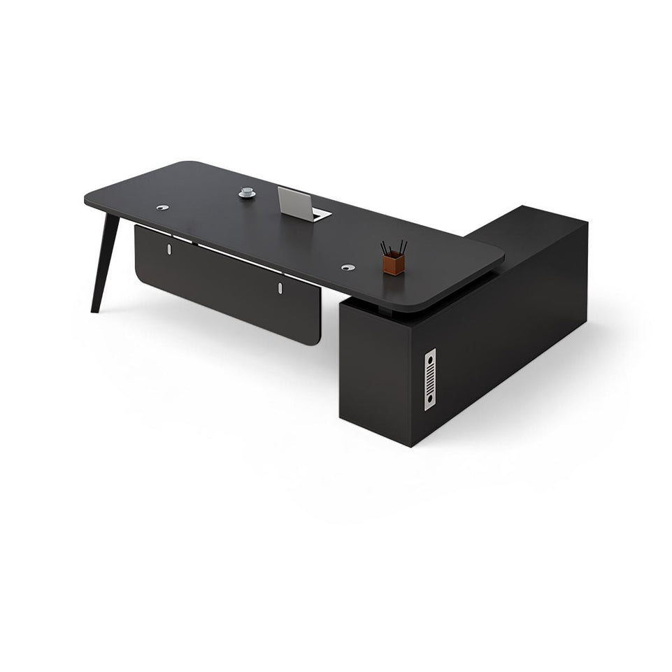 Office Executive Table Desk With Curtain Board LBZ-1078