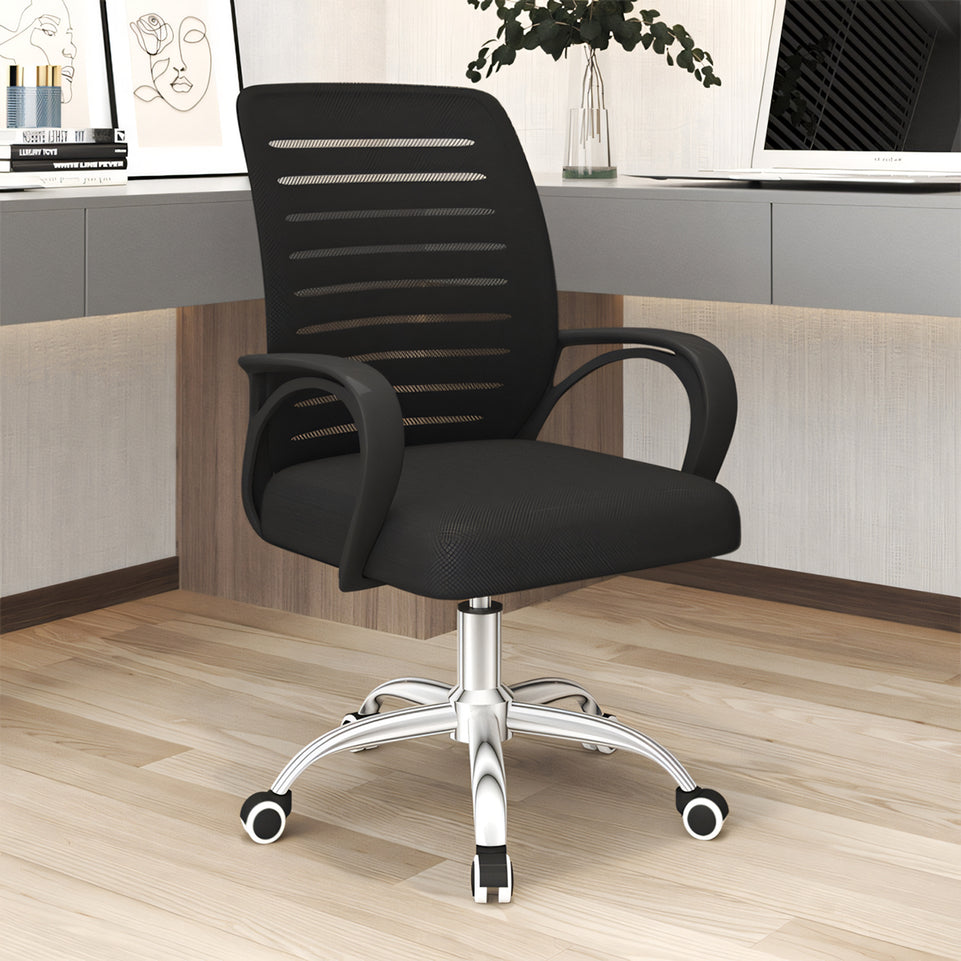 (In Stock) Rotating Breathable Latex Seat Height-Adjustable Ergonomic Office Chair BGY-004, Shipped from Australia