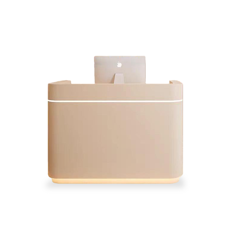 Modern Curved Reception Counter for Stores Salons JDT-2314