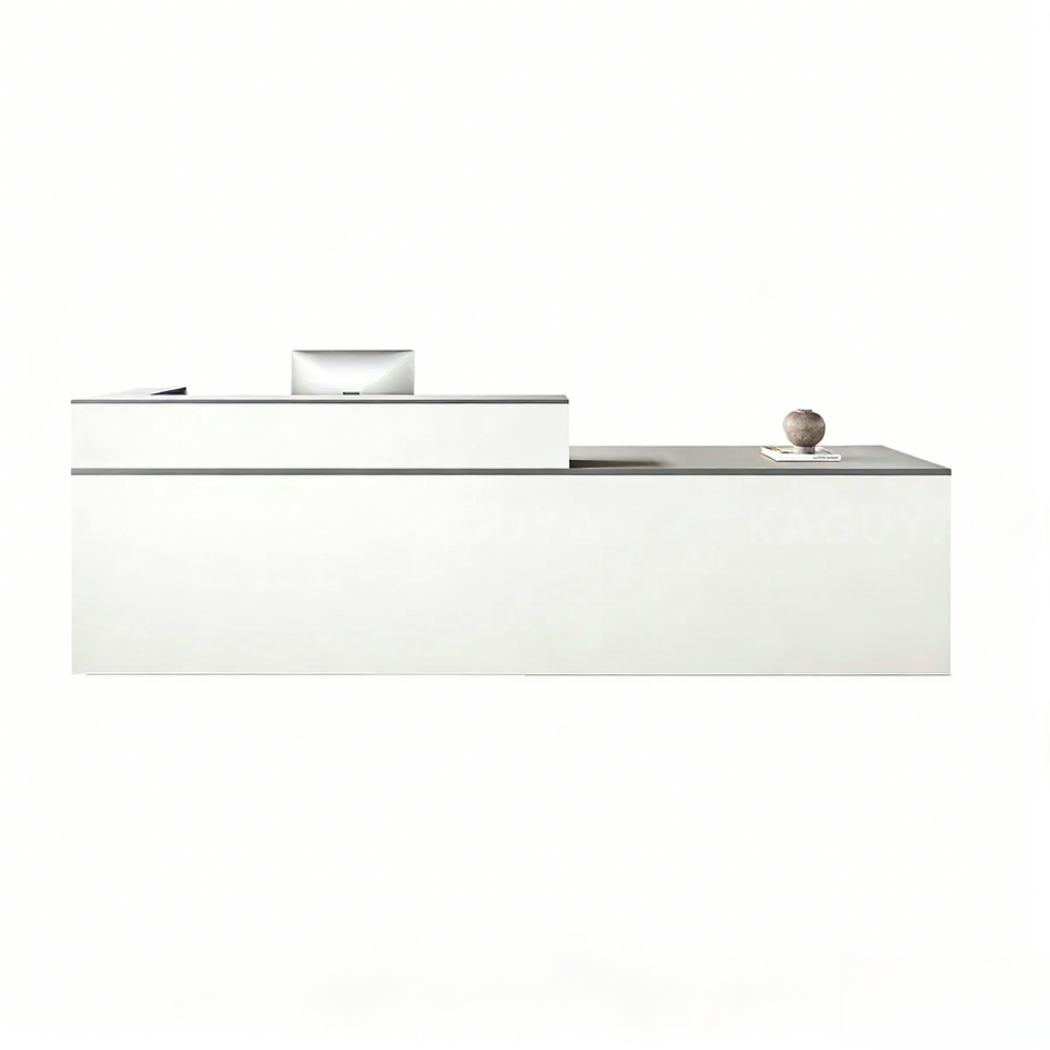 Office Reception Desk with Keyboard Tray and Drawer JDT-2216