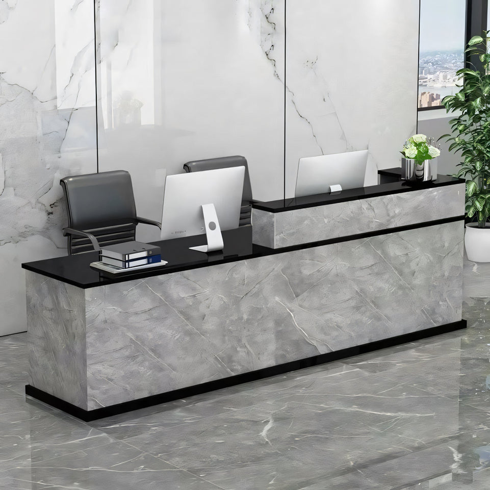 Reception Desk with Wide Worktop and Storage Made-to-Order (6-11 Weeks Delivery)