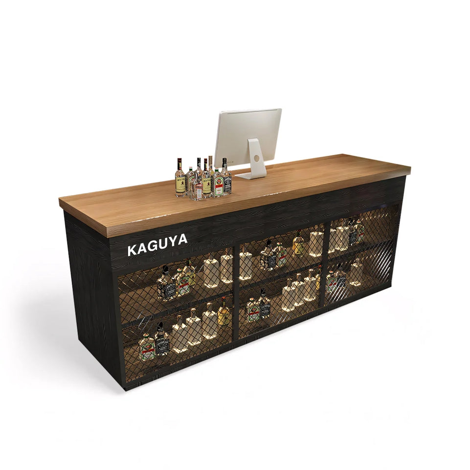 Industrial Style Reception Desk for BBQ Bar Restaurant