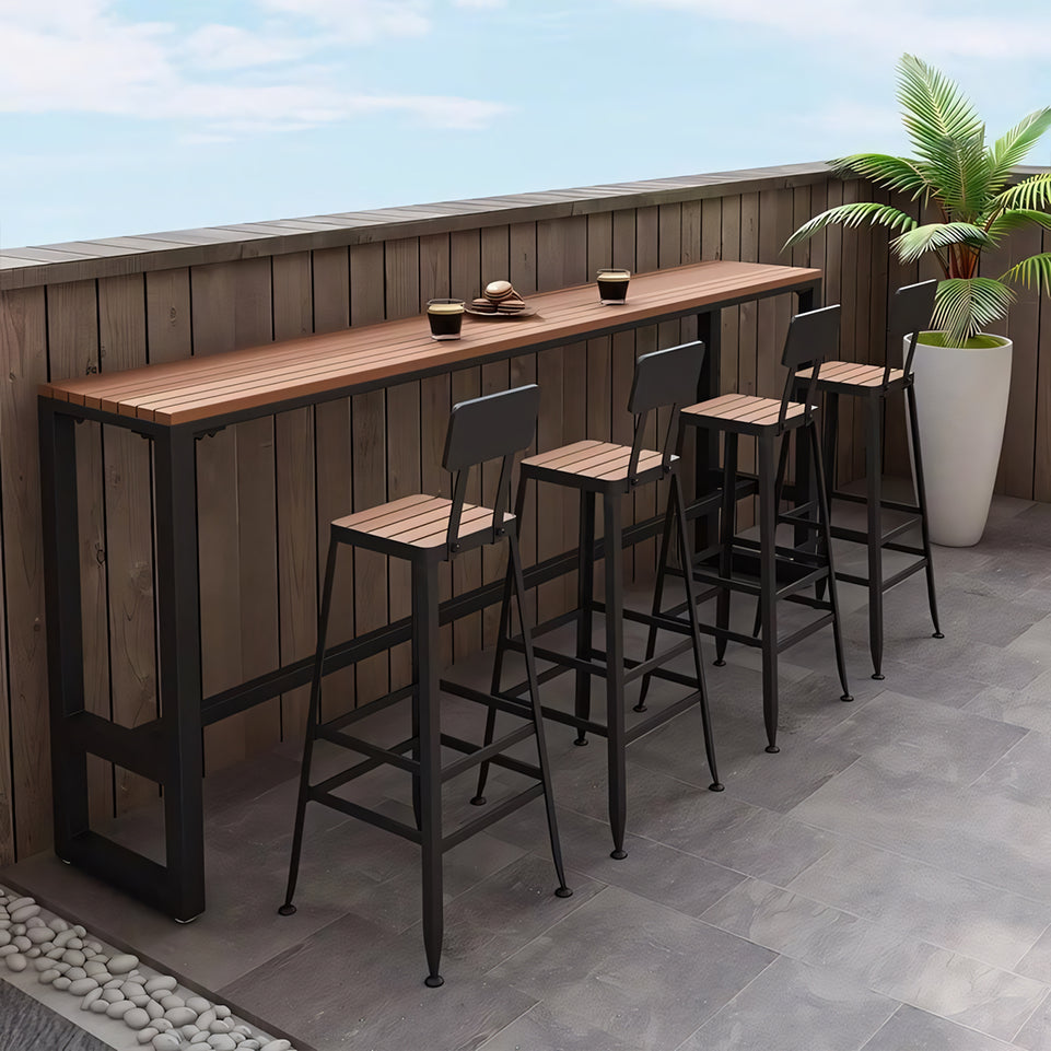 Outdoor Leisure Corrosion-Resistant Bar Tables and Chairs BTZ-003