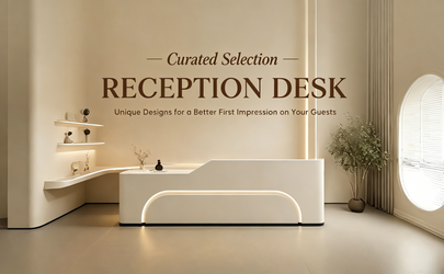 Stylish Reception Desks for a Welcoming Entrance