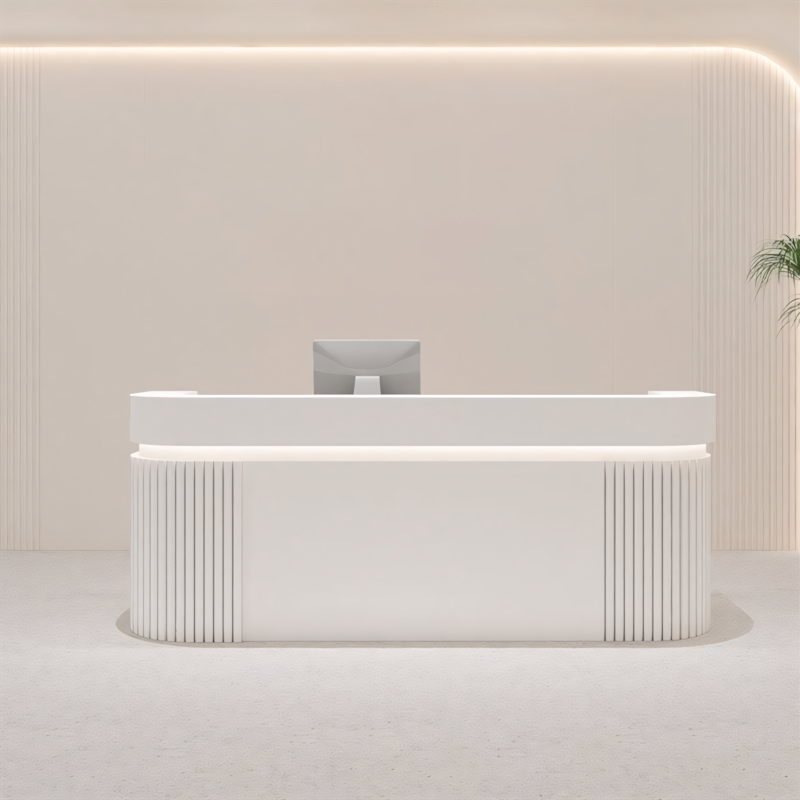 Curved Reception Desk for High End Spaces JDT-2313