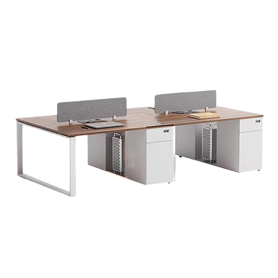 Classic Office Desk Compact Work Desk Big Storage YGZ-1082