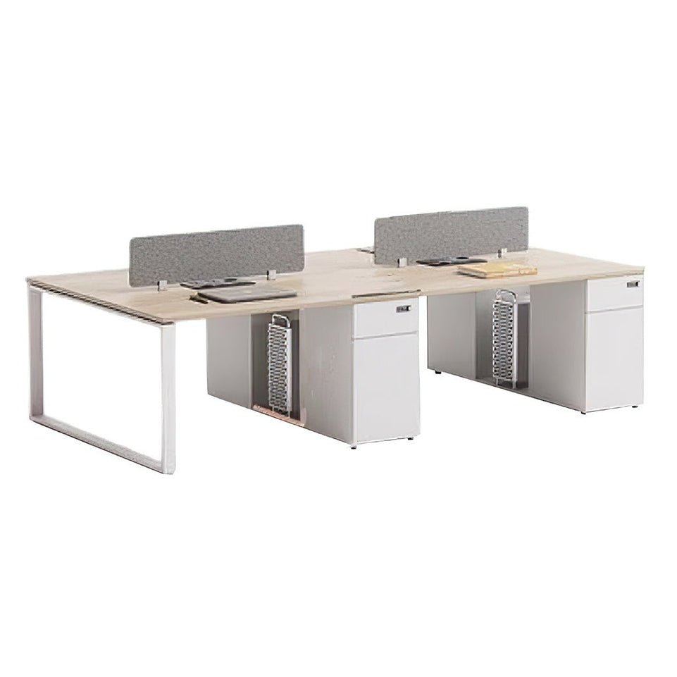 Classic Office Desk Compact Work Desk Big Storage YGZ-1082