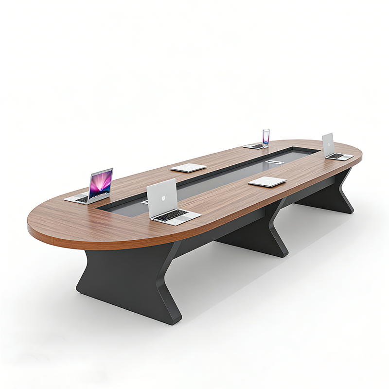 Minimalist Oval Large Conference Table Suitable For Meetings HYZ-103