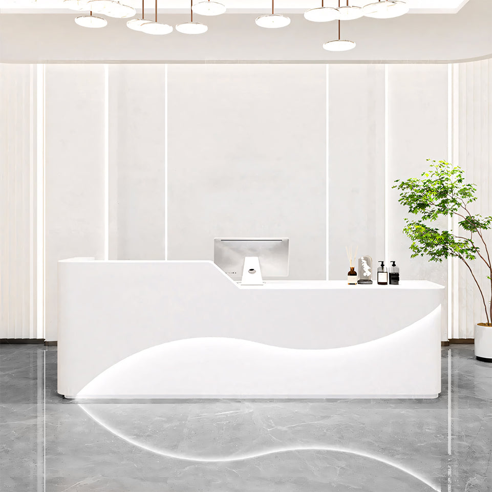 Light Luxury Salons Store Institution Checkout Reception Desk JDT-1035