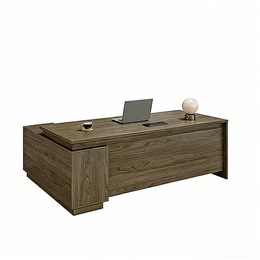 L Shaped Executive Desk With Storage And Privacy Panel LBZ-2141