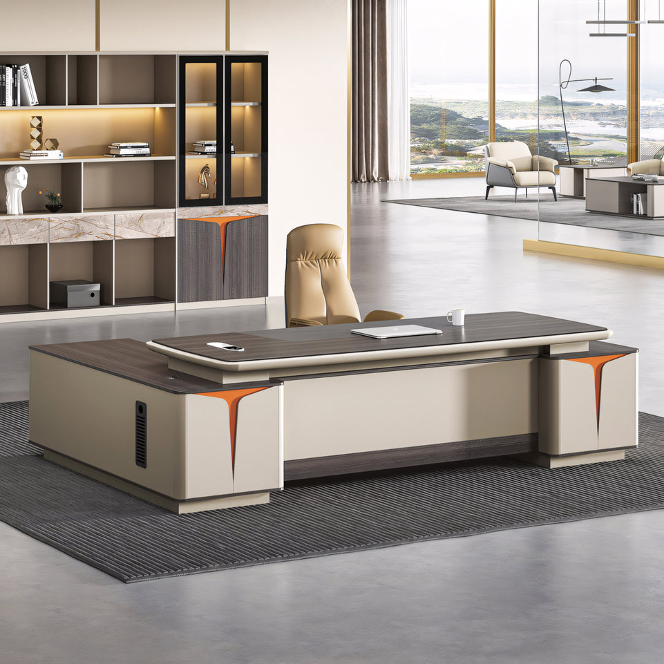 Light Luxury Office Executive Computer Desk LBZ-1017