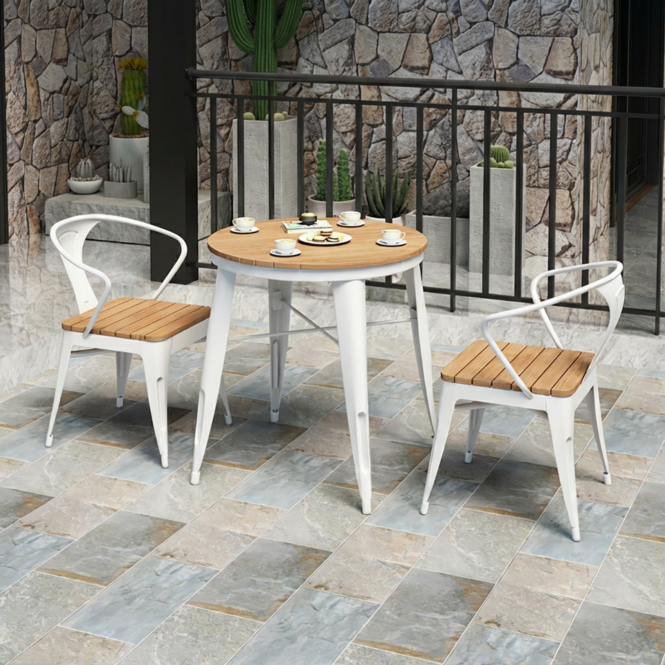Outdoor Table and Chairs Set for Cafe Patio Balcony and Garden CZYZ-2036
