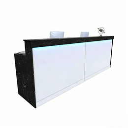 Office Reception Desk with Storage Cabinet and Keyboard Tray JDT-2214