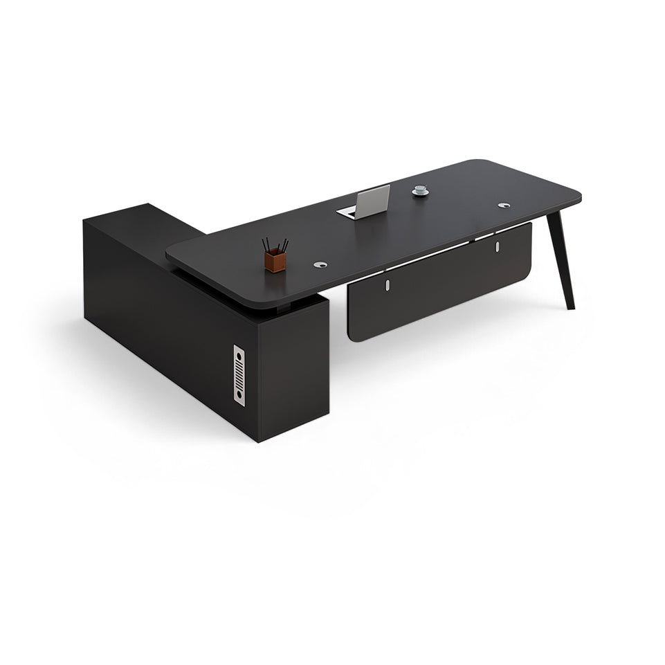 Office Executive Table Desk With Curtain Board LBZ-1078