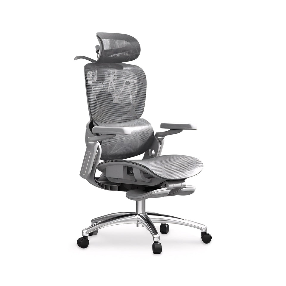 (In Stock) 300kg Capacity Height-Adjustable Swivel Wheel-Equipped Ergonomic Chair with Heat Dissipation, BGY-2000 Shipped from Australia