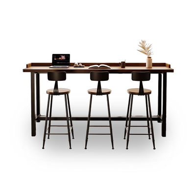 Minimalist Solid Wood Balcony High Bar Table And  Chairs BTZ-004