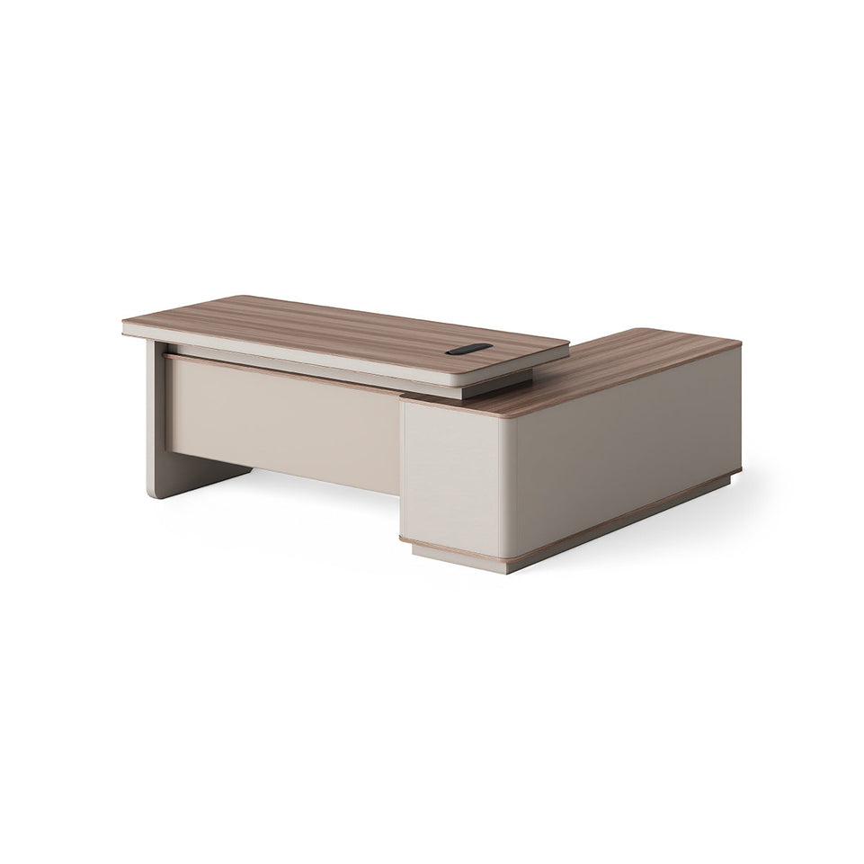 Modern Executive Desk with Voice-Controlled Light Strip Design LBZ-2063