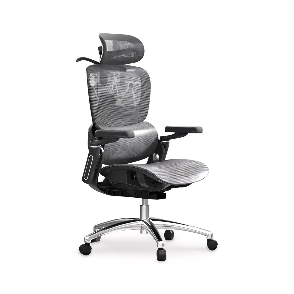 (In Stock) 300kg Capacity Height-Adjustable Swivel Wheel-Equipped Ergonomic Chair with Heat Dissipation, BGY-2000 Shipped from Australia