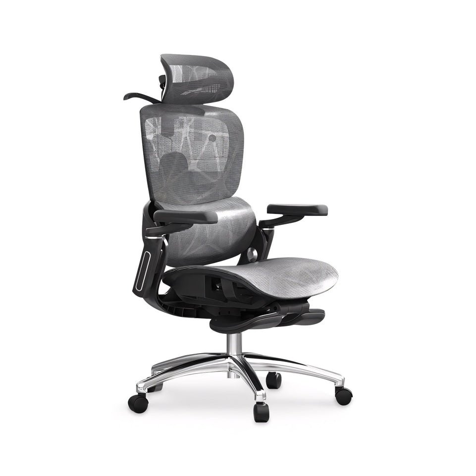 (In Stock) 300kg Capacity Height-Adjustable Swivel Wheel-Equipped Ergonomic Chair with Heat Dissipation, BGY-2000 Shipped from Australia
