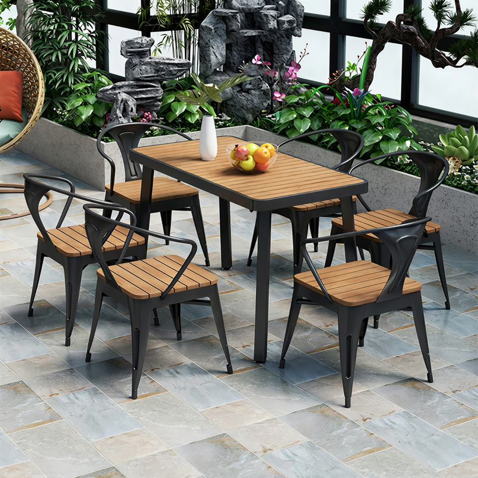 Outdoor Table and Chairs Set for Cafe Patio Balcony and Garden CZYZ-2036