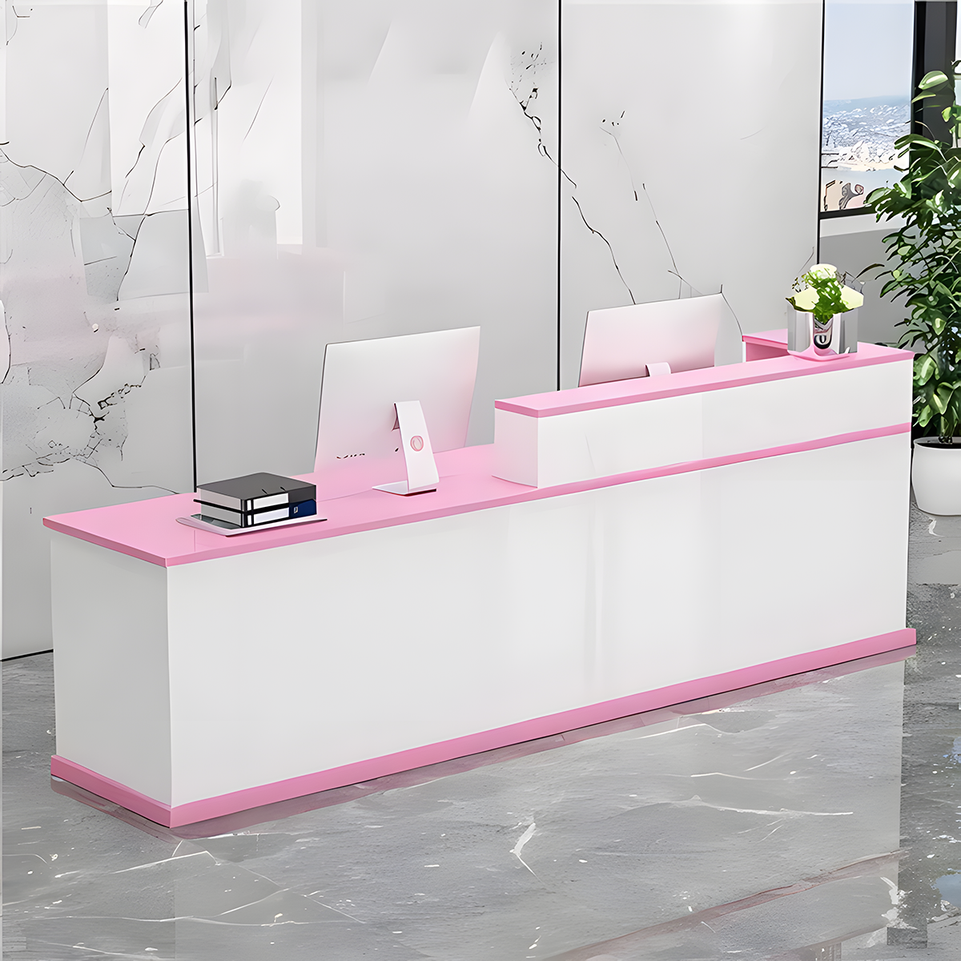 Reception Desk with Wide Worktop and Storage Made-to-Order (6-11 Weeks Delivery)
